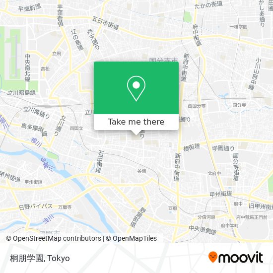桐朋学園 map