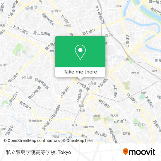 私立豊島学院高等学校 map