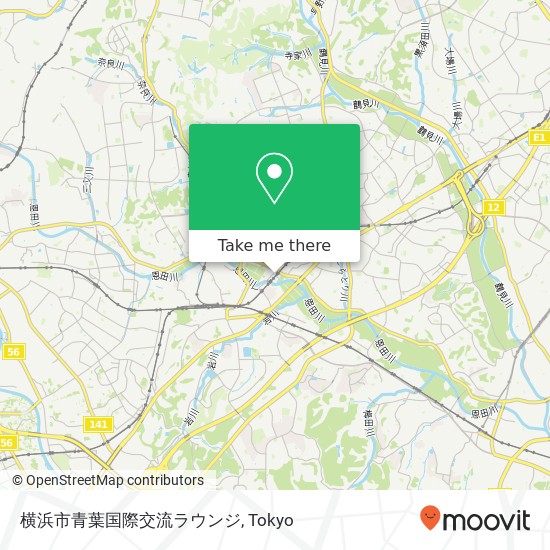 横浜市青葉国際交流ラウンジ map