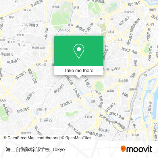 海上自衛隊幹部学校 map