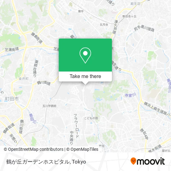 鶴が丘ガーデンホスピタル map