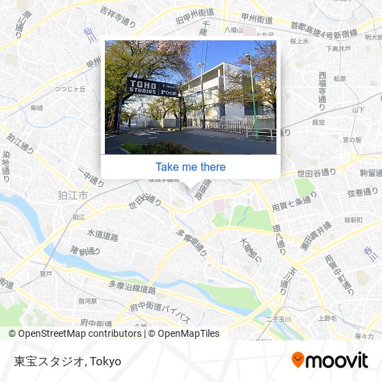 東宝スタジオ map
