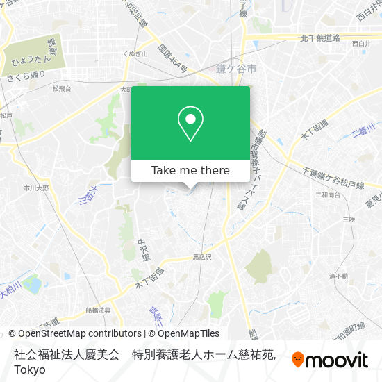 社会福祉法人慶美会　特別養護老人ホーム慈祐苑 map