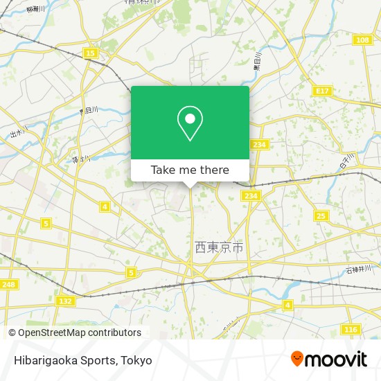 Hibarigaoka Sports map