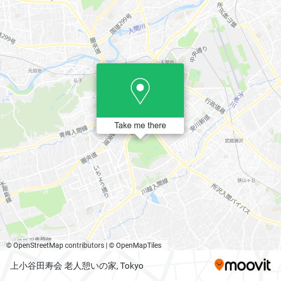 上小谷田寿会 老人憩いの家 map