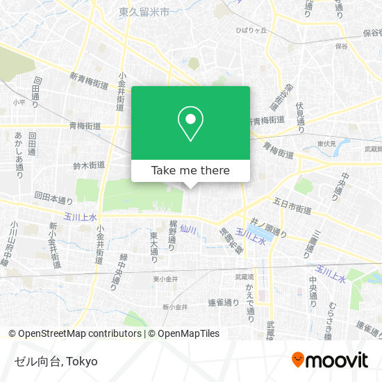 ゼル向台 map