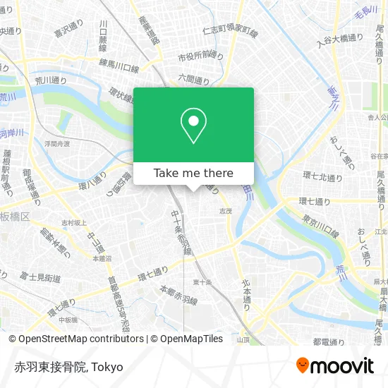 Akabane East Osteopathic Clinic map