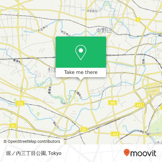 堀ノ内三丁目公園 map