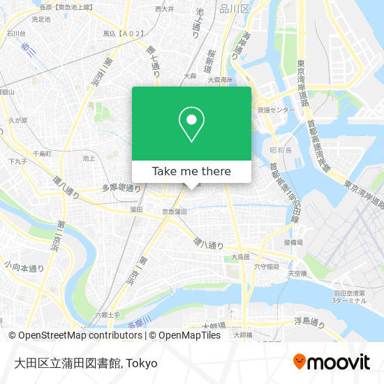 大田区立蒲田図書館 map