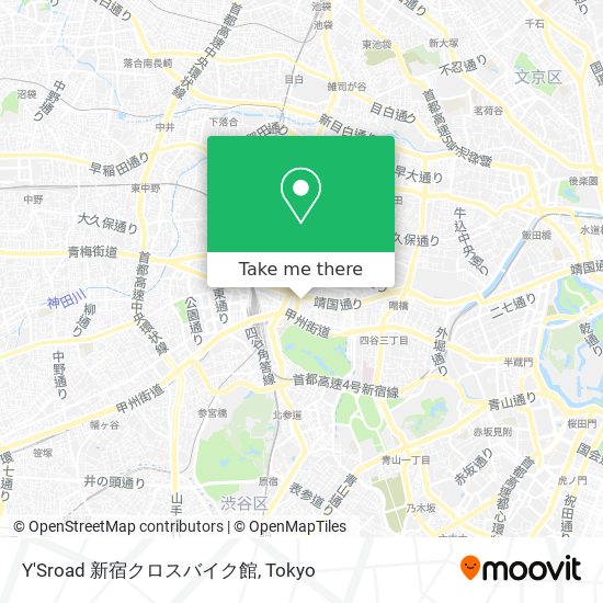 How To Get To Y Sroad 新宿クロスバイク館 In 新宿区 By Metro Or Bus