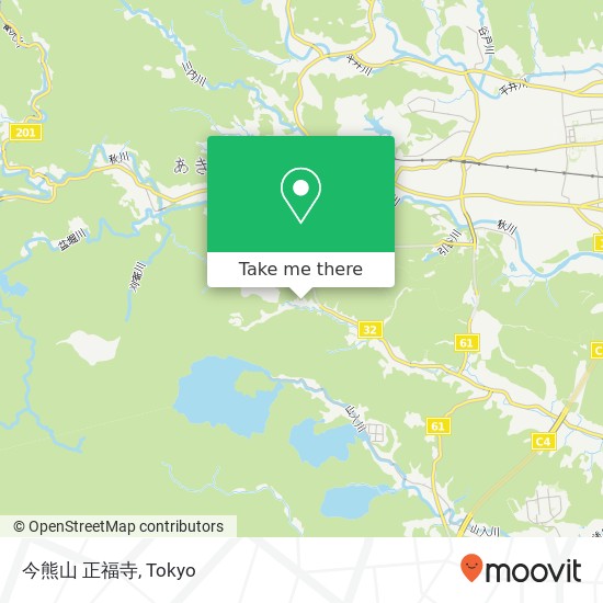 今熊山 正福寺 map