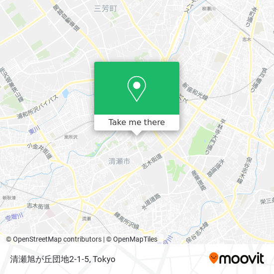 清瀬旭が丘団地2-1-5 map