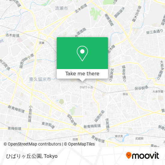 ひばりヶ丘公園 map