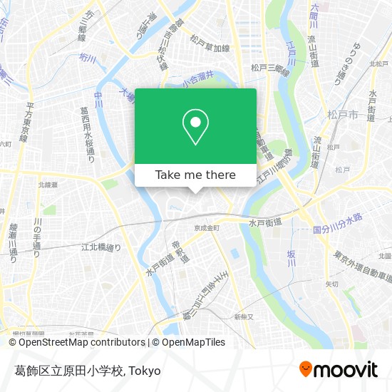 葛飾区立原田小学校 map