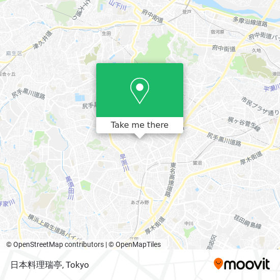 日本料理瑞亭 map