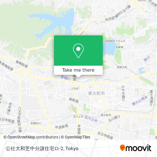公社大和芝中分譲住宅ロ-2 map