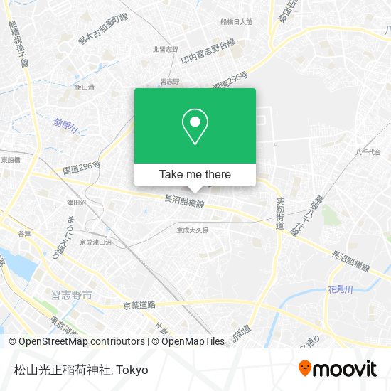 松山光正稲荷神社 map