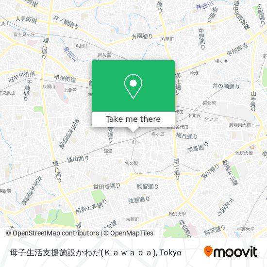 母子生活支援施設かわだ(Ｋａｗａｄａ) map