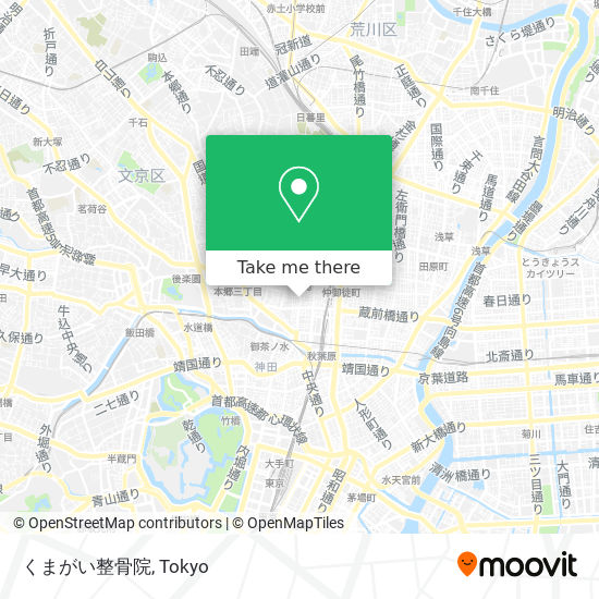 くまがい整骨院 map