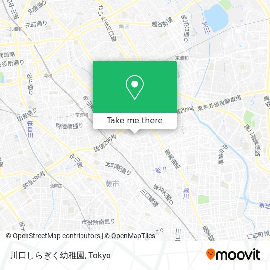 川口しらぎく幼稚園 map