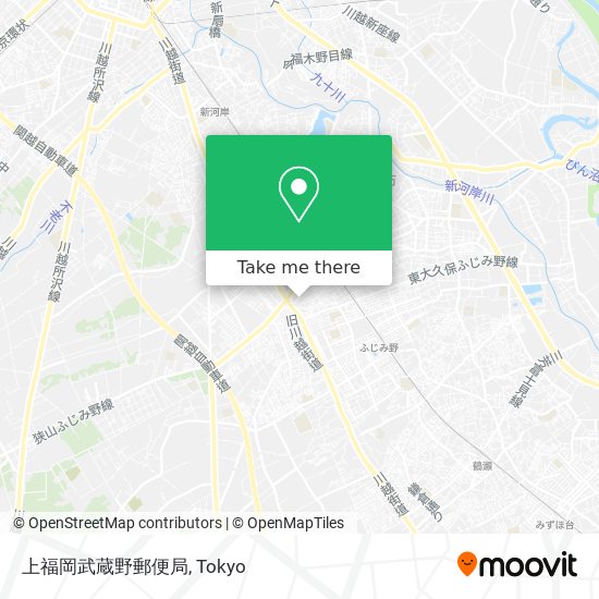 上福岡武蔵野郵便局 map