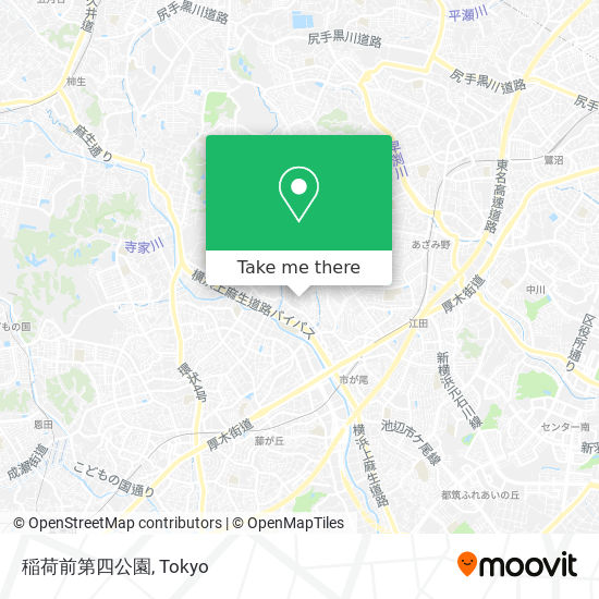 稲荷前第四公園 map