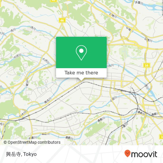 興岳寺 map