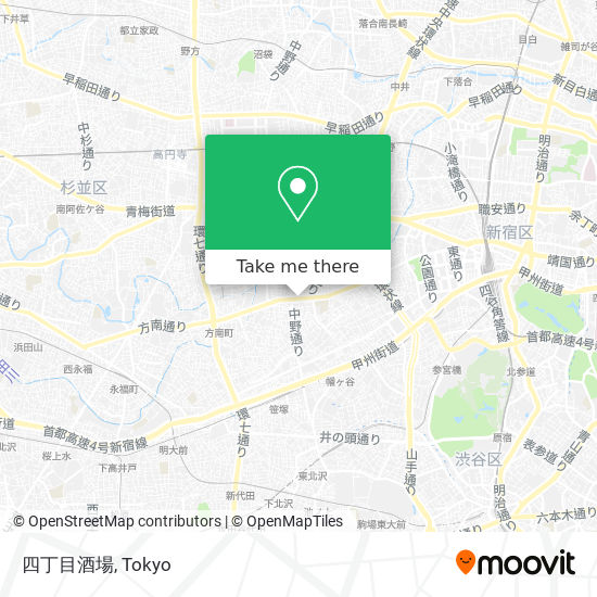 四丁目酒場 map
