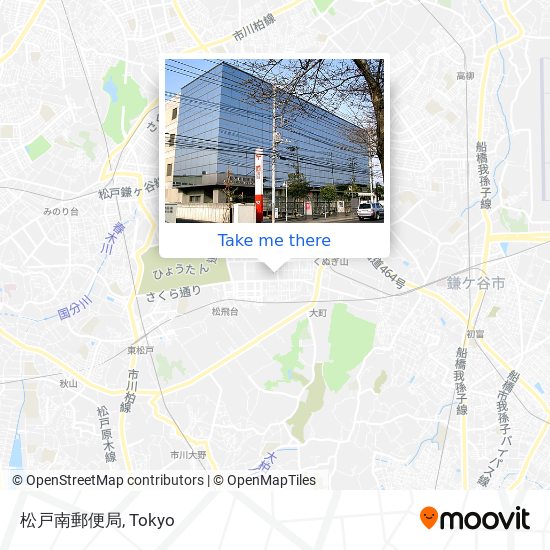 松戸南郵便局 map