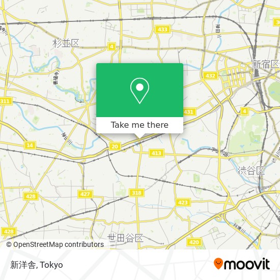 新洋舎 map