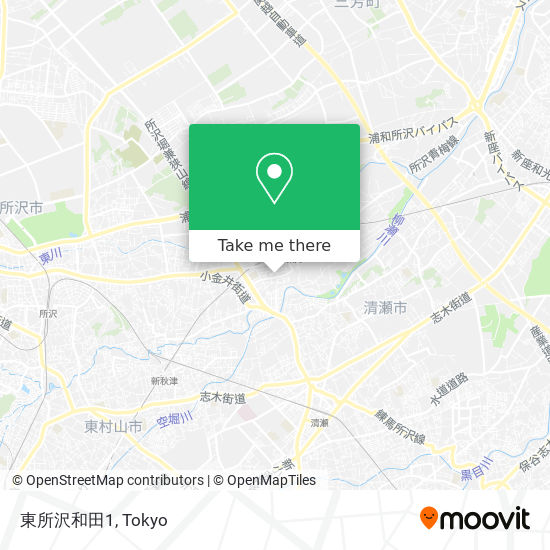 東所沢和田1 map