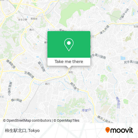 柿生駅北口 map