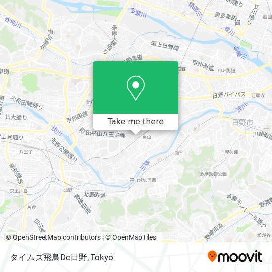 タイムズ飛鳥Dc日野 map