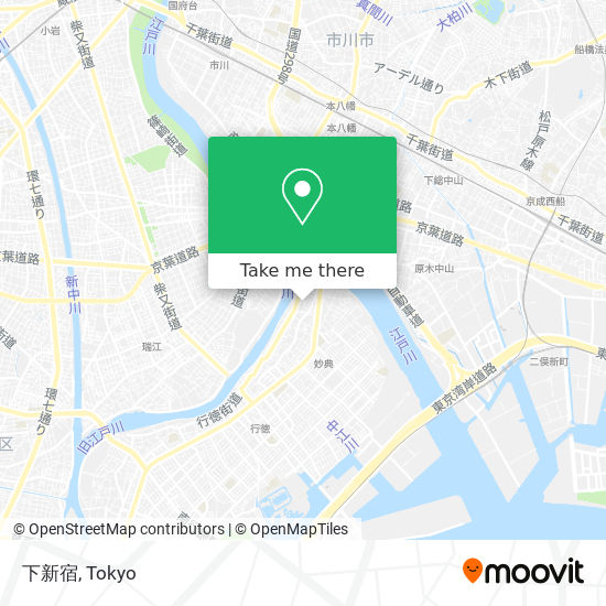 下新宿 map