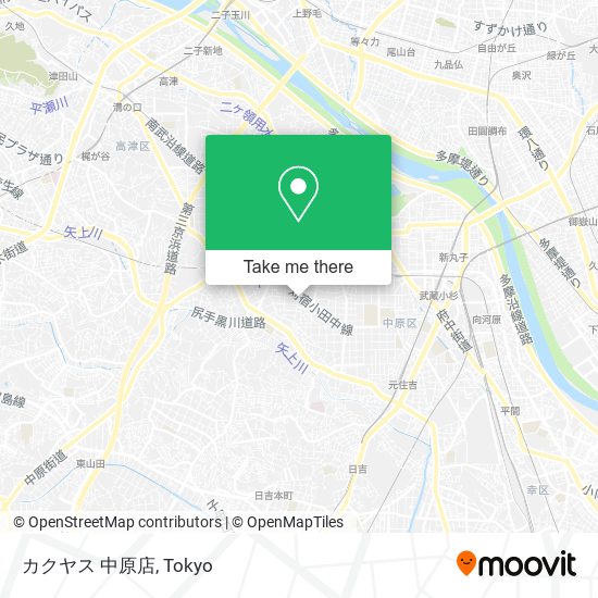 カクヤス 中原店 map