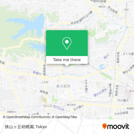 狭山ヶ丘幼稚園 map