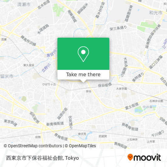 西東京市下保谷福祉会館 map