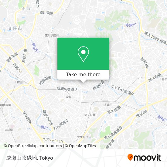 成瀬山吹緑地 map