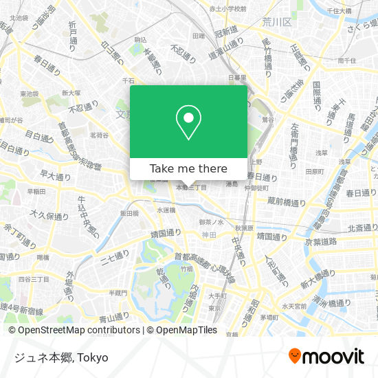 ジュネ本郷 map