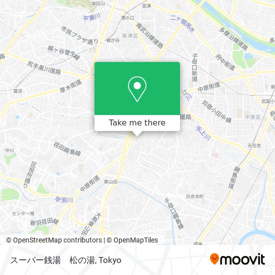 How To Get To スーパー銭湯 松の湯 In 川崎市 By Bus Or Metro Moovit