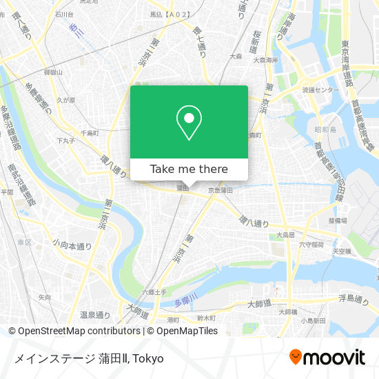 メインステージ 蒲田Ⅱ map