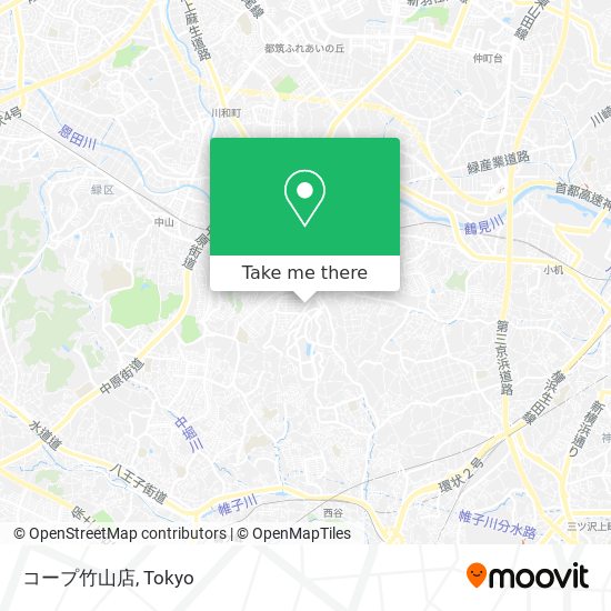 コープ竹山店 map