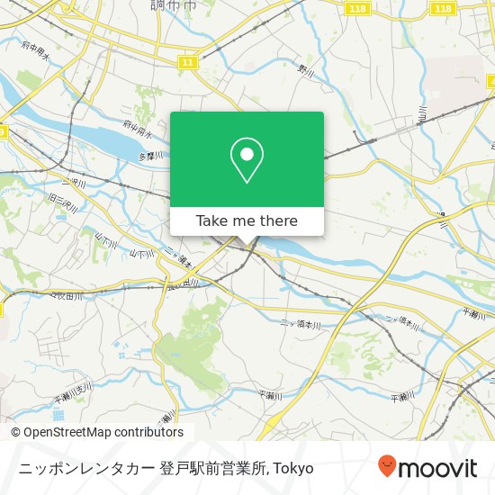 ニッポンレンタカー 登戸駅前営業所 map
