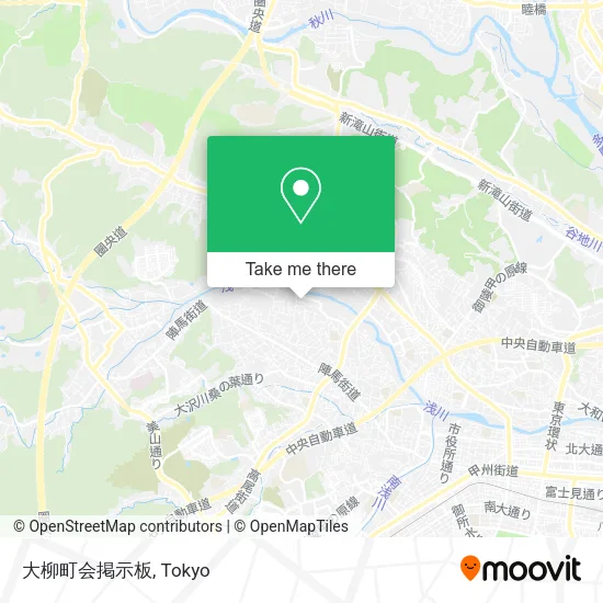 大柳町会掲示板 map