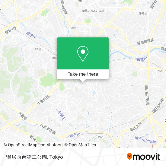 鴨居西台第二公園 map