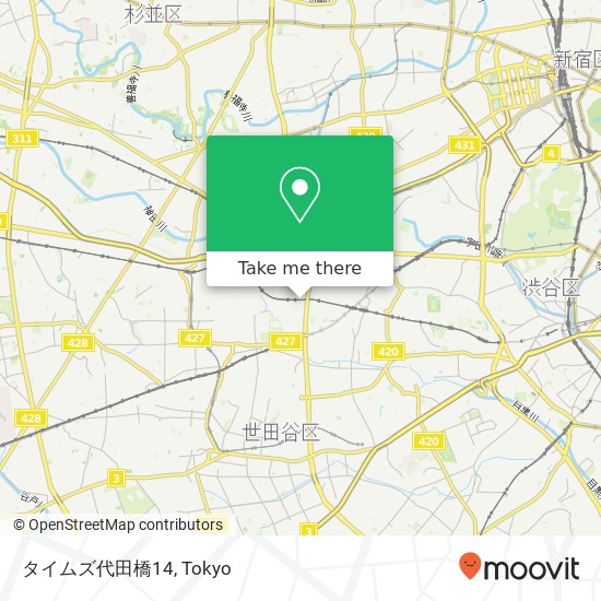 タイムズ代田橋14 map