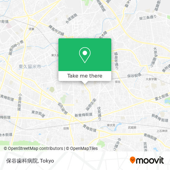 保谷歯科病院 map