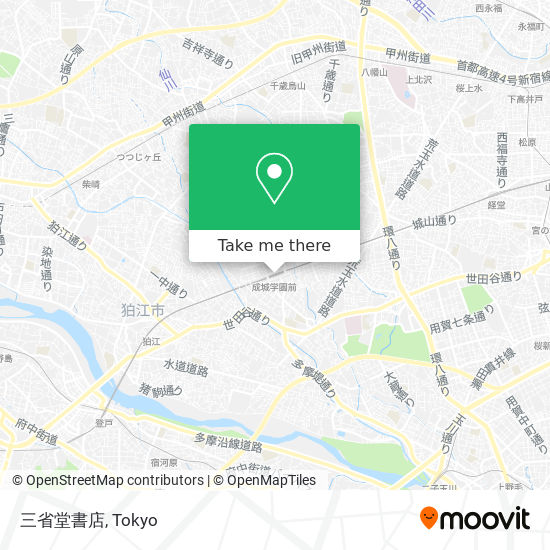 三省堂書店 map