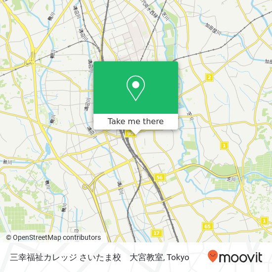 三幸福祉カレッジ さいたま校　大宮教室 map