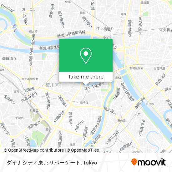 ダイナシティ東京リバーゲート map